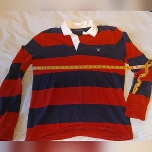 GANT Jersey Knit Striped Rugby Polo